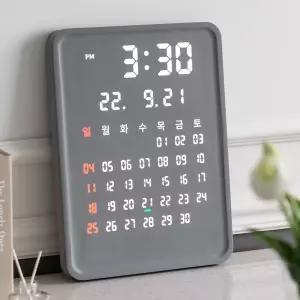 플라이토 포시즌 캘린더 LED 벽시계 자동밝기 인테리어 집들이 선물 270X360mm