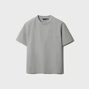 [앤드지](하남점)남성) 우븐 에어도트 라운드 반팔티 BHNG2TTR1002 4종 택1