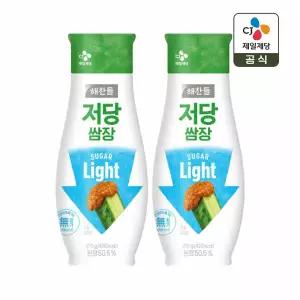 해찬들 저당 쌈장 290g x2개
