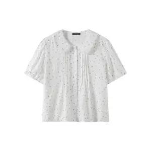 [르샵]잔꽃 핀턱 라운드 카라 블라우스 DQ2BA038A _P422775341
