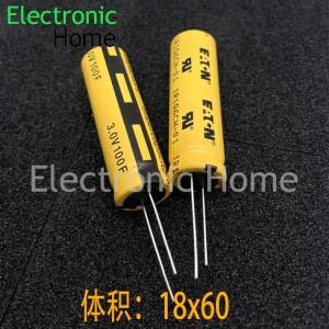 2개/몫 슈퍼커패시터 미국 ETN TV 3V 100F 슈퍼패러드 18x60mm
