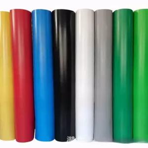 산업용 고무 매트 바닥재 녹색 PVC 롤 장판 작업실 방수 논슬립 인테리어재