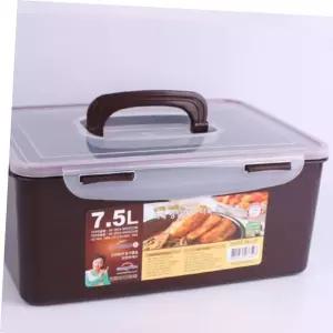 쿨맥시 직사각 밀폐용기 김치 61호(초코)7.5L