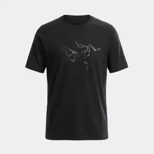 아크테릭스 베일런스 이오니아 메리노 울 로고 셔츠 SS 맨 ATPSM06796BLK) IONIA MERINO WOOL LOGO M)