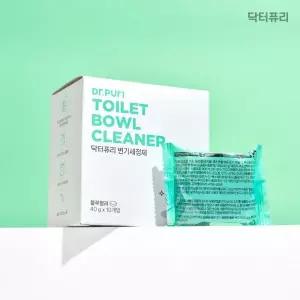 닥터퓨리 고체형 변기세정제 오래가는 클리너 40g 10개입 MNS