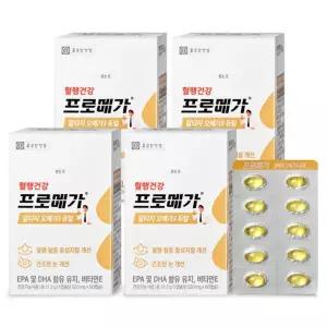 종근당건강 프로메가 알티지 오메가3 듀얼 520mg x 60캡슐 4박스