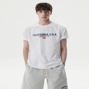 [AK수원점] [후아유] 공용 USA Logo T-shirt - WHRPG2406U