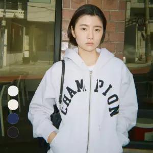 챔피온 주리 아치 로고 루즈핏 후드 집업 4color 3784725 496589