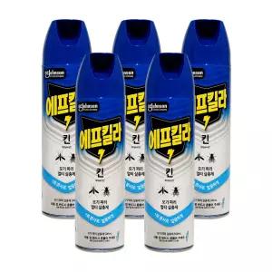 에프킬라 킨 에어로졸 500ml x 5개 모기 파리 살충제