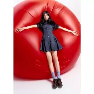 [게스](대전신세계)YQ2D2751 여성 스테이 원워시 반팔 원피스