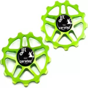 JRC 부품 시마노 MTB 12단용 13T 자키 휠 쌍 세라믹 딜라유르 풀리 하이브리드 베어링 바이크 리어