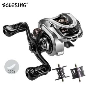 SOLOKING-아큐라 136g 초경량 베이트 캐스팅 릴 BFS, 베이트 캐스팅 낚시 릴, 7.1/8.1 기어비 11 + 1BB 4KG