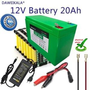 2026년  12V 20AH 18650 리튬 고품질 배터리 팩 스프레이 태양 전지 예비 온보드 3A 충전