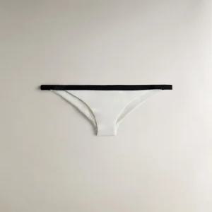 zara 자라 콘트라스트 밴드 비치 비키니 팬츠 - 크림1147/610/712124342