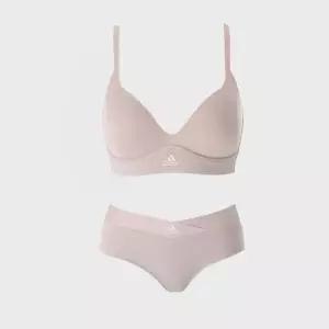 ADIDAS UNDERWEAR (노와이어) 와이드 윙 풀컵 브라팬티세트 BE 2279370