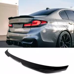 2017-2023년 BMW G30 5 시리즈 및 F90 M5와 호환되는 오아실랜드 리어 트렁크 스포일러 덕빌 하이킥 윙 립