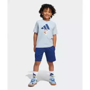 매장정품 ADIDAS 아디다스 KIDS X 디즈니 미키마우스 쇼츠 티 세트 키즈 - 블루 JF3621 1772235