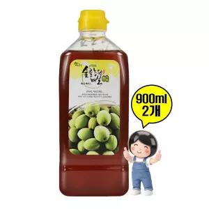 숲골농원 매실액기스 900ml 2병 전통 매실청 원액