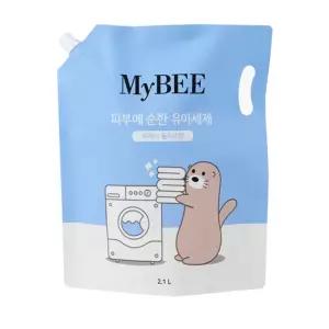 마이비 순한 유아세제 리필 2.1LX1팩 아기세제 섬유유연제