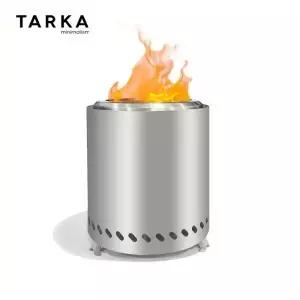TARKA 개 야외 캠핑용 무연 나무 스토브 스테인리스 스틸 난로 바베큐 닉 요리 용품