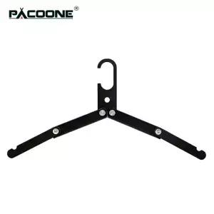 PACOONE 접이식 알루미늄 합금 옷걸이 초경량 휴대용 여행 캠핑 야외 옷 건조대 홈 행거