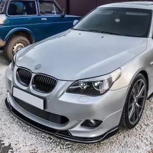 BMW 5 E60/E61 M5 2005-2010용 프론트 범퍼 립 스플리터 턱 에어댐 디플렉터 트림 튜닝 액세서리 바디킷 개