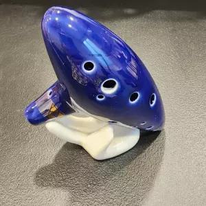 딜로그? 입문용 도자기 오카리나 거치대 목걸이 파우치 세트