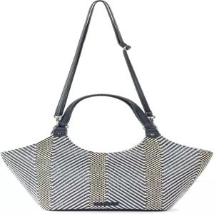 직조 직물 더블 숄더 스트랩 네이비 스피릿 사막 사크루트 로마 소형 쇼핑객
