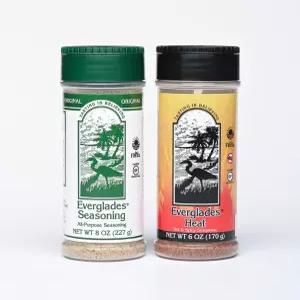 에버글레이즈 시즈닝 BBQ 루브 콤보 14온스 2팩 다용도 및 열 소고기 닭고기 돼지고기 해산물 채소를 굽고