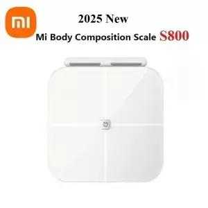 샤오미 호환 MIJIA 스마트 스케일 S800 8 전극 체지방 이중 주파수 BIA Bluetooth 강화 유리 App