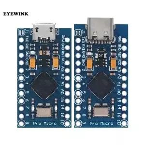 아두이노 프로 미니용 마이크로 ATmega328 레르도 USB 인터페이스용 2 열 핀 헤더 5V 16MHz 1 개