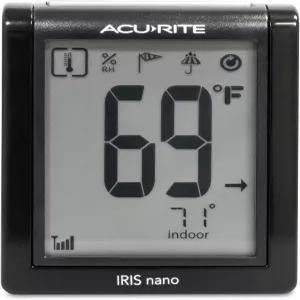 AcuRite Iris 가정용 기상 관측소용 무선 나노 디스플레이 06090