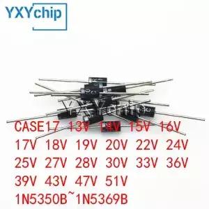 5W 제너 다이오드 CASE17 13V 14V 15V 16V 17V 18V 19V 20V 22V 24V 25V 27V 28V 30V 33V 36V 39 로트당 20