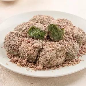 찰떡 현미 찹쌀 수리취 인절미 200g 굳지않는 아침대용 냉동 떡