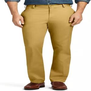 IZOD 남성용 아메리칸 치노 플랫 프론트 슬림 핏 팬츠