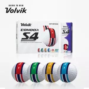 볼빅 CONDOR 콘도르 S4 DL360 4피스 골프공 멀티팩 1더즌