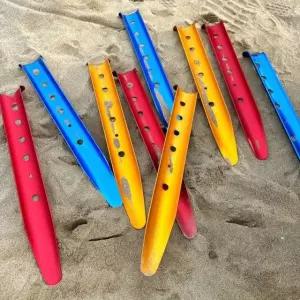 캠핑 타프 텐트 고정용 샌드팩 그늘막 여행 장박 바캉스 블루 레드 옐로우 (WF068EE)