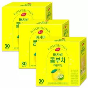 동서 애사비 콤부차 레몬라임 30TX3개