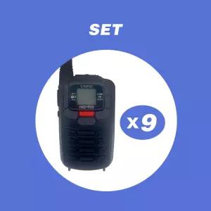 채터스 디지털 생활무전기 채터스 HKD-905 골프장 식당 병원 무전기_9대 세트상품