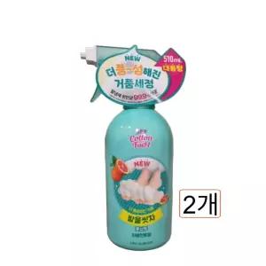 온더바디 코튼 풋샴푸 발을씻자 대용량 자몽 510ml 2개