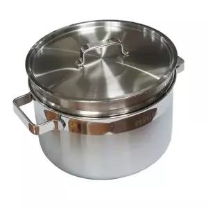 통5중 인덕션 찜냄비 24cm 2단 대용량 곰솥 들통 스테인리스 들통