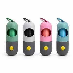 [RIZPICK]LED 라이트 강아지 배변봉투 케이스 풉백 똥츄 애완
