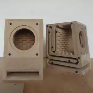 스피커통 우퍼 음향 오디오 앰프 북쉘프 서브 유닛 DIY 스피커 박스 빈통 상자