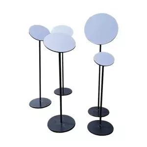 종이꽃 베이스 고정 삼중 바닥받침 기둥 지름30cm 튜브 그린