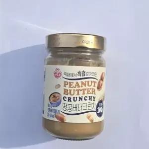 오뚜기 땅콩버터 크런치 300g 볶음땅콩 100