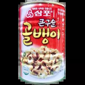 구슬 골뱅이캔 (삼포 큰 400g) X24 회식용 골뱅이도매 한정식집 식당용 대량구매 식당용상품