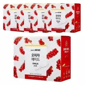 카페베네 오미자 에이드 파우치 190ml 50개