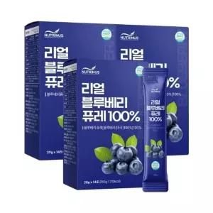 블루베리 퓨레 100 미국산 A등급 리얼 블루베리 안토시아닌 스틱 14포 x 3박스