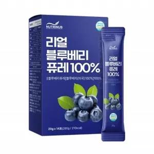 블루베리 퓨레 100 미국산 A등급 리얼 블루베리 안토시아닌 스틱 14포