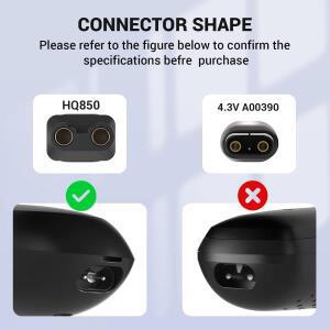 필립스 HQ850 Norelco Oneblade QP2630 QP2530 용 8V 전원 어댑터 면도기 충전기, 교체 전원 충전 케이블,
